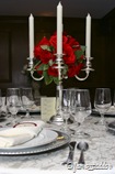 The table set and ready for the special guests