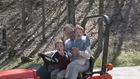 Riding the Kubota with Great Uncle Don!