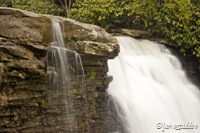 The very top of Muddy Creek Falls