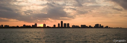 Panaramic of the outskirts of Chicago