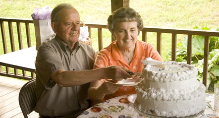 Final festivities of Grandma and Grandpa's momentous 60th