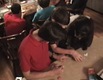 Intent on figuring out one of the clues!