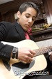 Ernesto playing the guitar for fun late on Saturday night
