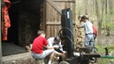 Wood-splitting crew