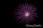 Imagine, a purple firework!