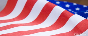 The flag of the United States of America