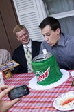 David smiles at the thought of a Mountain Dew cake