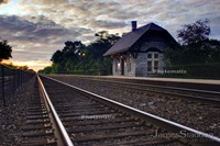 Railroad Sunrise -  Photomatix trial version