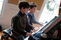 Ryan and Michael play a fun piano duet