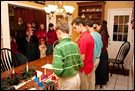 Playing the handbells