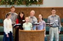 The Hynes family enjoy singing together