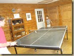 David and Trace dueling in ping pong