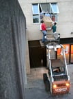 . . . to move air conditioning units to the second floor!