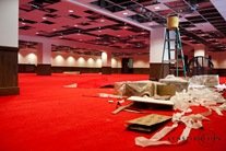What the auditorium looked like at my arrivel . . .