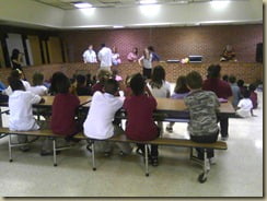 Acting out the story for Club