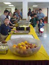 Meal time was an excellent time to meet and talk.