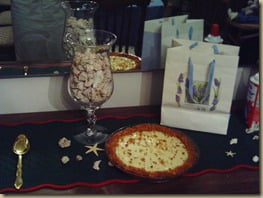 Aunt Melba's key lime pie!