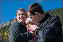 Robert and Kendalyn enjoying the mountain scenery with Sauntina!_7326