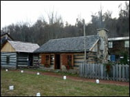 The Gift Shoppe, one of thirteen restored cabins.