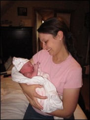 Aunt Esther welcomes Marilee Grace!