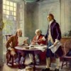 Writing the Declaration of Independence, 1776 (Wikipedia image)