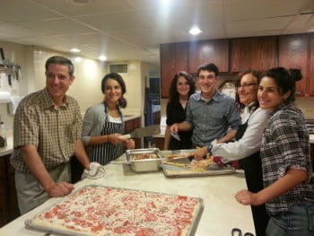 Oliverio pizza party. Good food, good friends, good times.