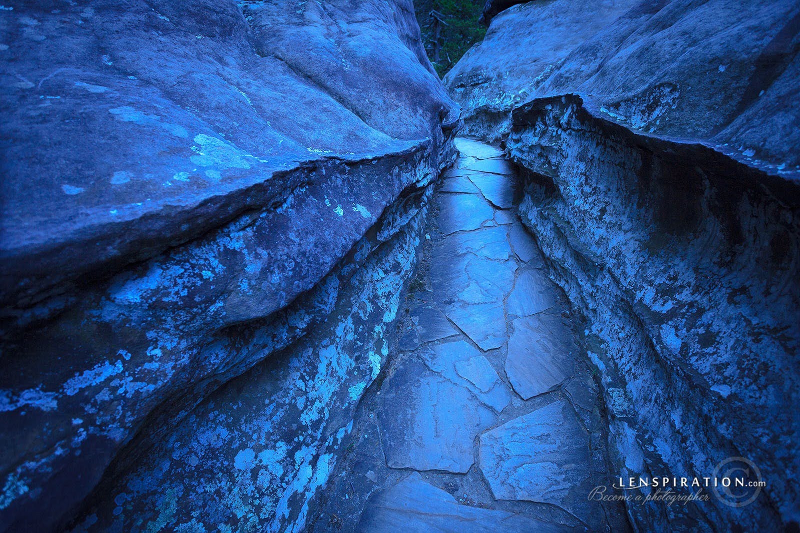 Creepy Pathway Through the Rocks