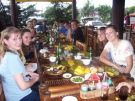 {Philippines 06} The Team Enjoys a Filipino Dinner
